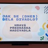 Nápis Jak se dělá divadlo